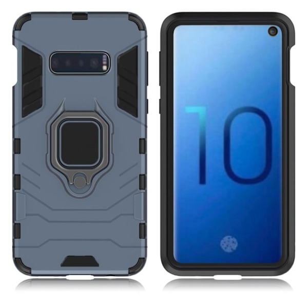 Ring Guard case - Samsung Galaxy S10 skal - Blå Blå