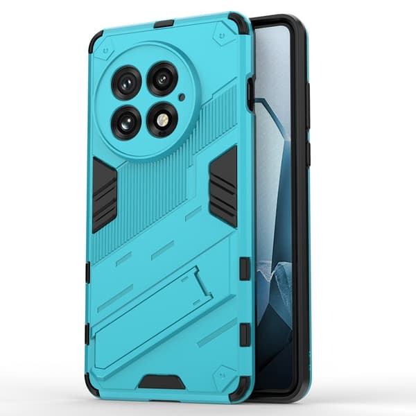 Støtsikkert hybriddeksel med et moderne preg for OnePlus 13 - Babyblå Blue