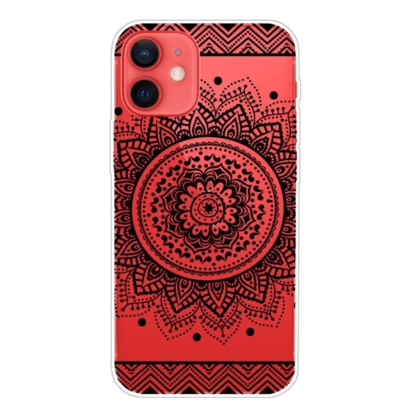 Deco iPhone 13 Mini Suojakotelo - Mandala Flower Black