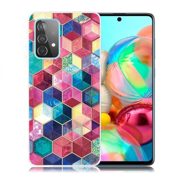 Deco Samsung Galaxy A72 5G kotelot - Värikäs Kuvio Multicolor