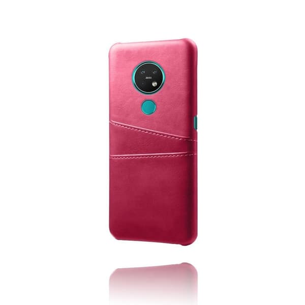 Dual Card etui - Nokia 7.2 / 6.2 - Rose Pink