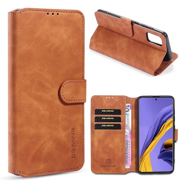 DG.Ming Retro Samsung Galaxy A51 fodral - Brun Brun