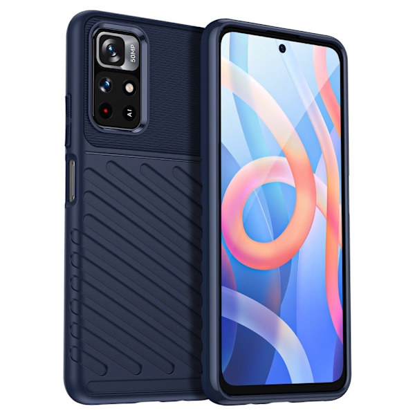 Thunder Xiaomi Redmi Note 11T 5G / Xiaomi Redmi Note 11S 5G skal - Blå Blå