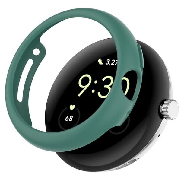 Google Pixel Watch enkelt deksel - Svartgrønn Green
