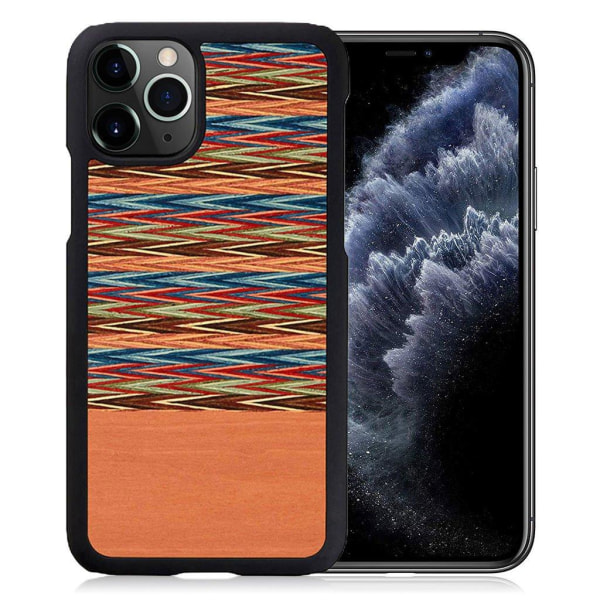 Man&Wood premium case for iPhone 11 Pro - Browny Check Multicolor
