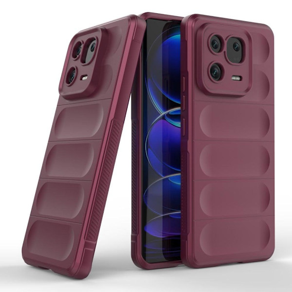 Mjukt greppformat Xiaomi 13 Pro skal - Röd Röd