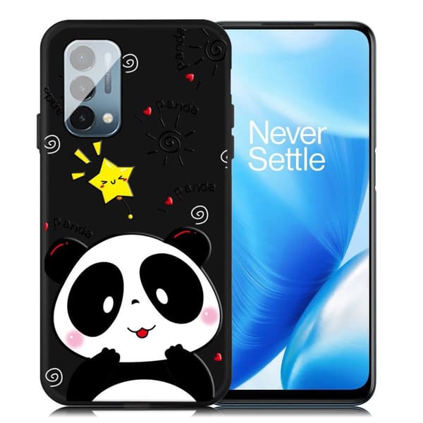 Imagine OnePlus Nord N200 5G deksel - Panda Og Stjerne Black