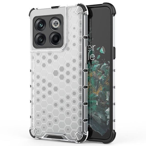 Bofink Honeycomb OnePlus Ace Pro / OnePlus 10T skal - Silver/Grå Silvergrå
