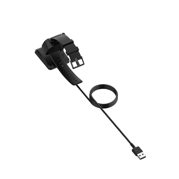 2-i-1 Fitbit Versa 2 opladningsdock Black