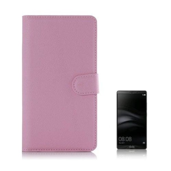 Moen Huawei Mate 8 læder-etui med kortholder - Pink Pink d65f | Pink |  Imitationsläder | Fyndiq