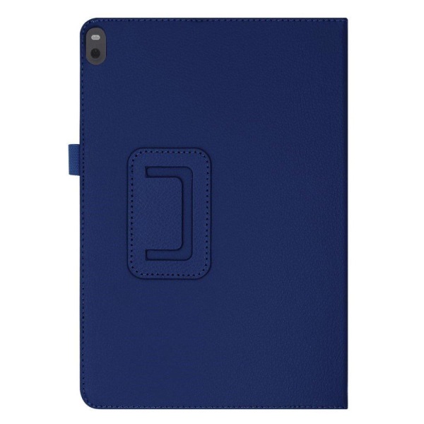 Lenovo Tab M10 lædercover med litchi tekstur - mørkeblå Blue