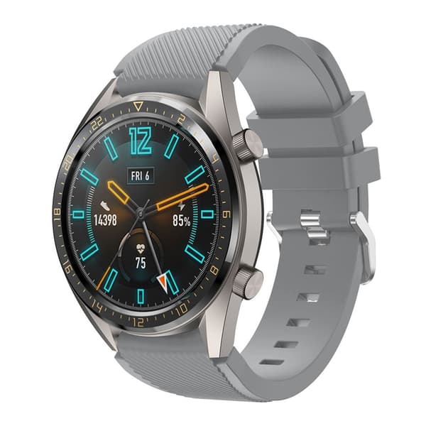 Huawei Watch GT silikoninen kellonauha - Harmaa Silver grey