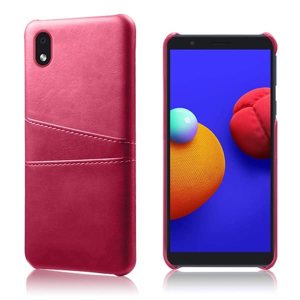 Dual Card Etui Samsung Galaxy M01 Core - Rose Pink