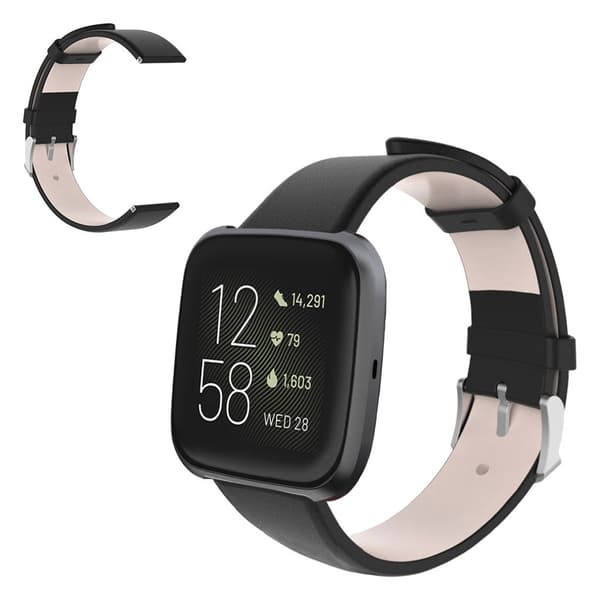 Fitbit Versa / Versa 2 / Versa Lite kestävä ranneke - Musta Blue
