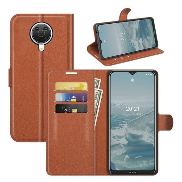 Classic Nokia G20 Flippetui - Brun Brown