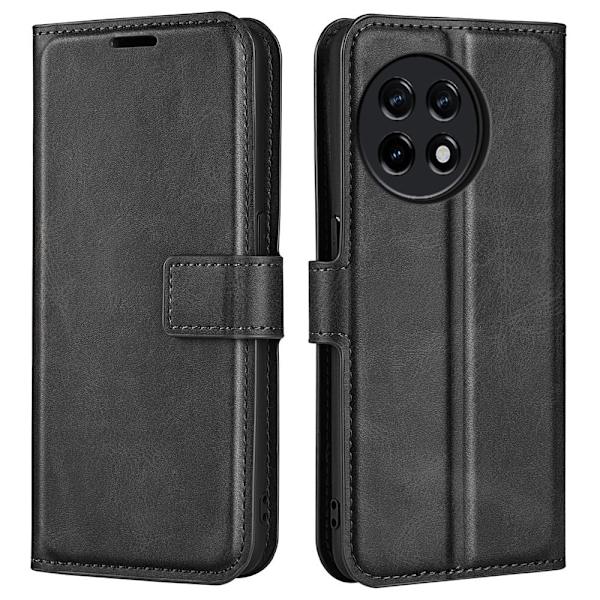 Lompakko Nahkakotelo For OnePlus 11R / Ace 2 - Musta Black