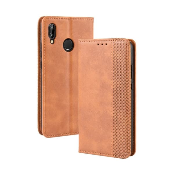 Bofink Vintage Huawei P20 Lite veske - Brun Brown