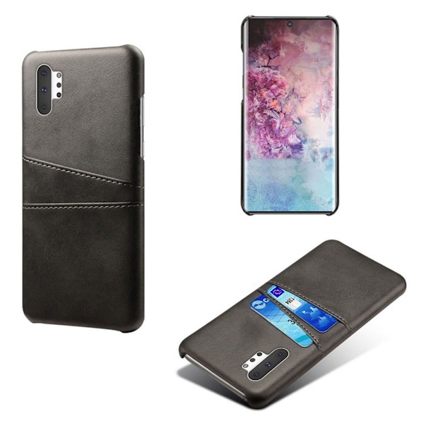 Dual Card Samsung Galaxy Note 10 Pro kuoret - Musta Black