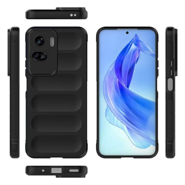 Blødt grebsformet Honor 90 Lite cover - Lysegrå Silver grey