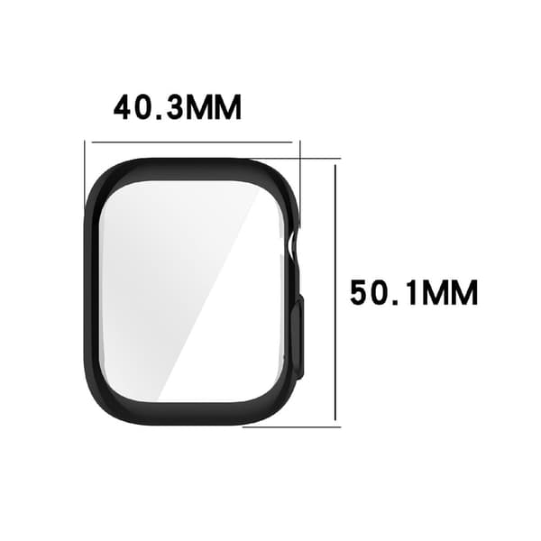 Huawei Watch D2 joustava kellokotelo Full Coverage suojakotelo (ei vaikuta EKG-toimintoon) - Musta Black