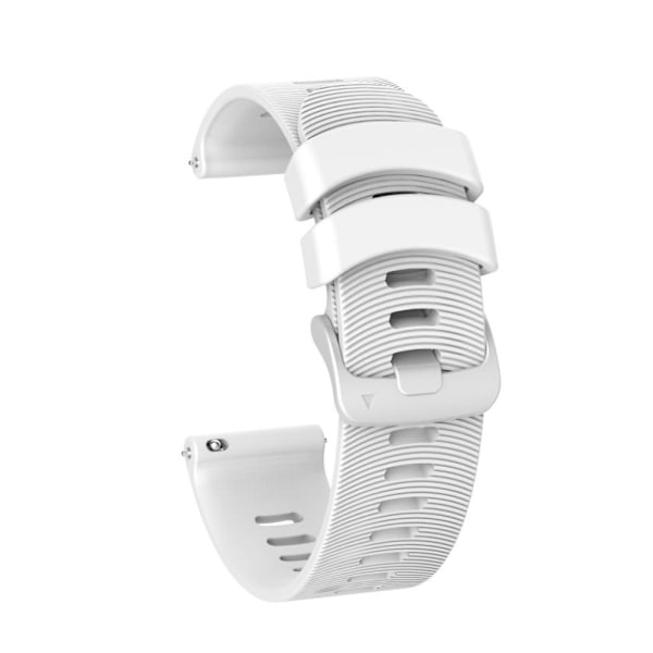Garmin Forerunner 245 simple silicone watch band - White Vit