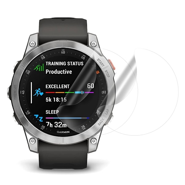 2Pcs Garmin Epix klar skærmbeskytter Transparent
