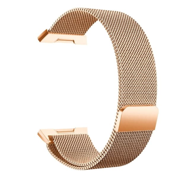 Fitbit Ionic Solid Rustfritt Stål Klokkereim - Rose Gull Pink