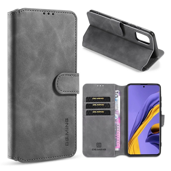 DG.Ming Retro Samsung Galaxy A31 fodral - Silver/Grå Silvergrå