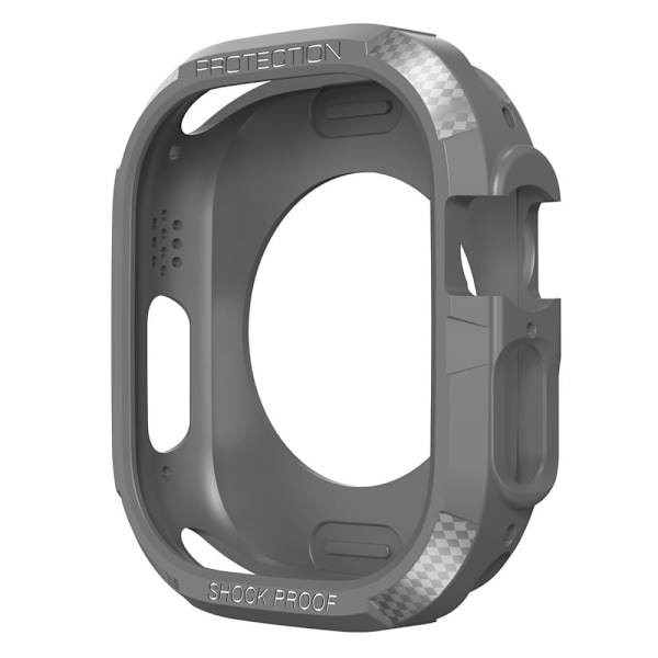 Apple Watch Ultra-överdrag i cabonfiber - Grå Silvergrå