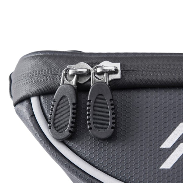 Cykelstyretaske med touch screen-visning Black
