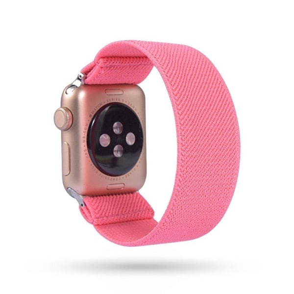 Apple Watch Series 5 40mm solid color nylon watch band - Waterme Red