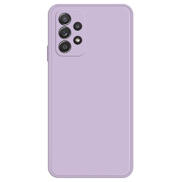 Viistetty pudotuksenesto kumipäällysteinen kansi Samsung Galaxy A52s 5G / A52 5G / A52 - Violetti Purple