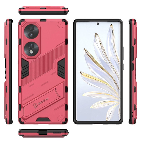 Støtsikkert hybriddeksel for Honor 70 - Rose Pink