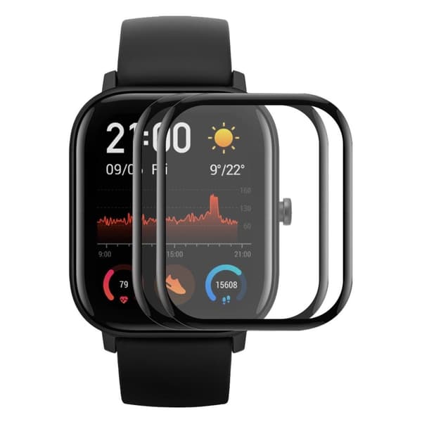 2 stk HAT-PRINCE Amazfit GTS 4 HD skjermbeskytter Transparent