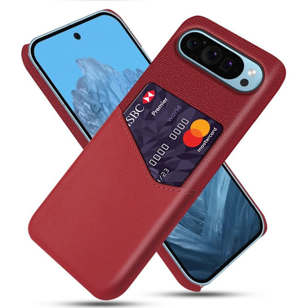 Bofink Google Pixel 9 korttikotelo - Punainen Red