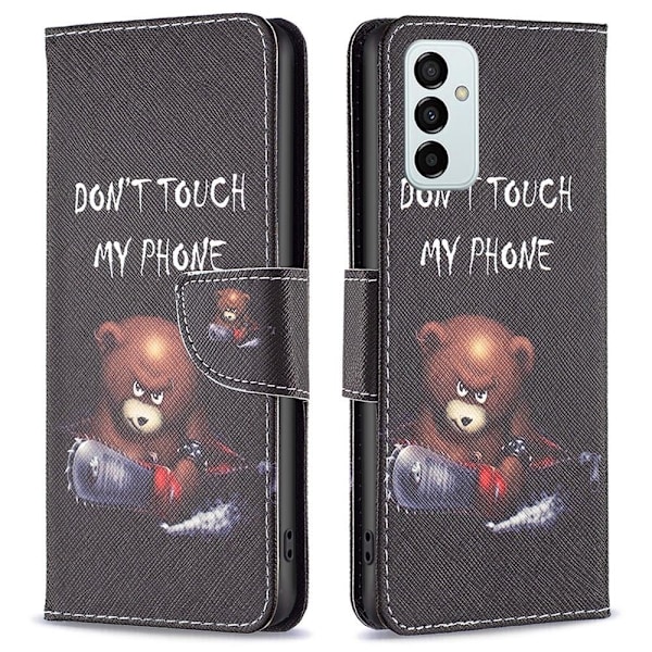 Wonderland Samsung Galaxy M23 flip etui - Bjørn Black