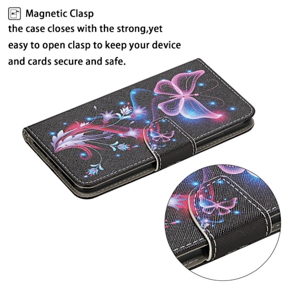 Wonderland Samsung Galaxy S20 flip etui - Lysende Sommerfugl Pink