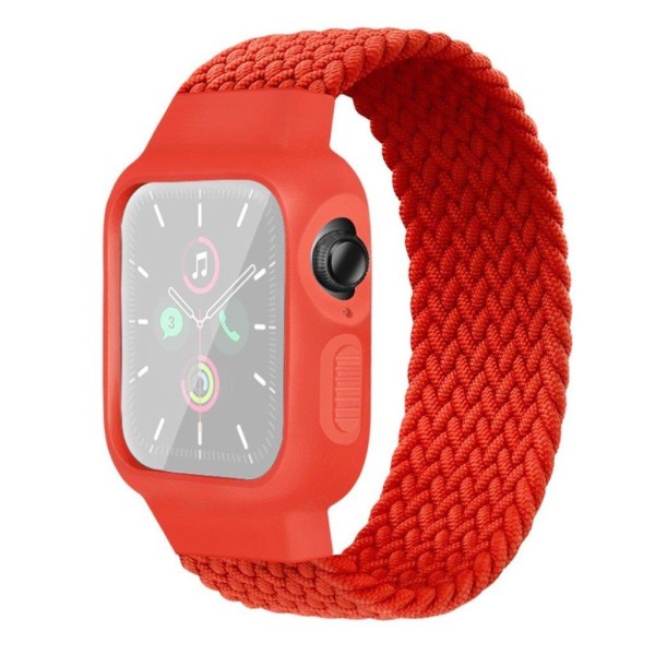 Apple Watch Series 6 / 5 40 mm enkel nylon-urrem - Rød / Rød Red