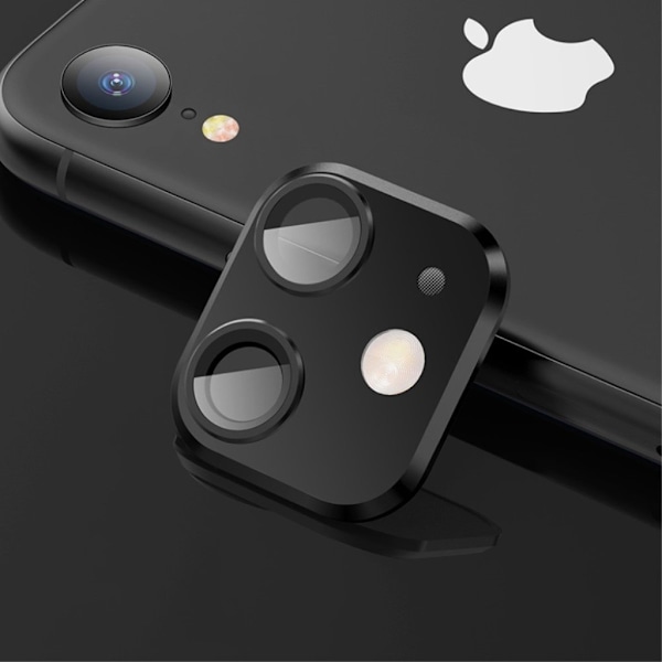 iPhone Xr:n kestävä piilolinssi tarra - Musta Black
