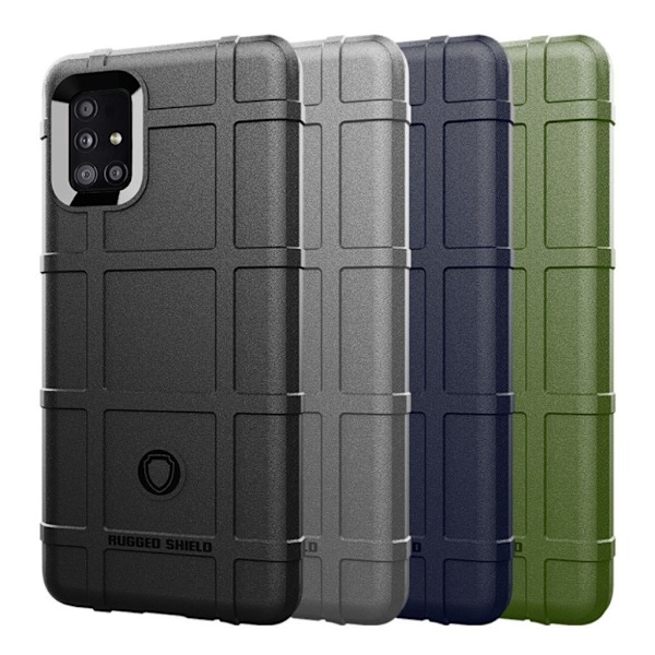 Rugged Shield Samsung Galaxy A51 skal - Grön Grön