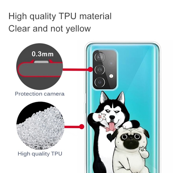 Deco Samsung Galaxy A23 kotelot - Kaksi Koiraa Multicolor