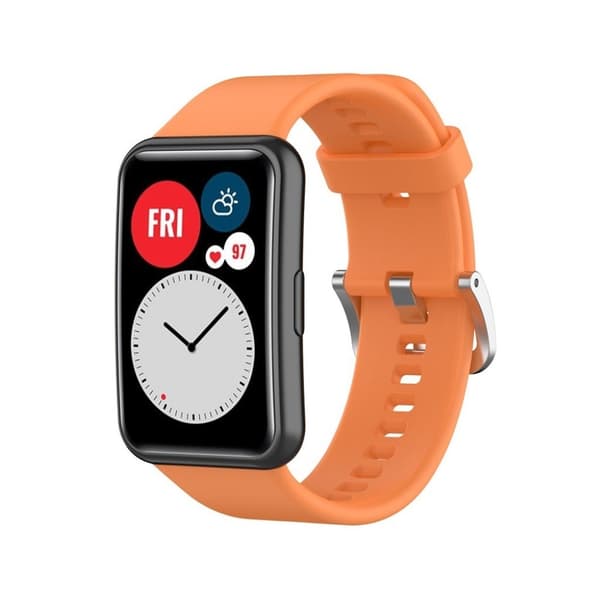 Huawei Watch Fit silikon klockarmband - orange Orange