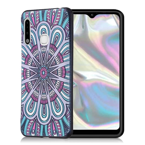 Imagine Samsung Galaxy A70e kuoret - Malanda Kukka Multicolor