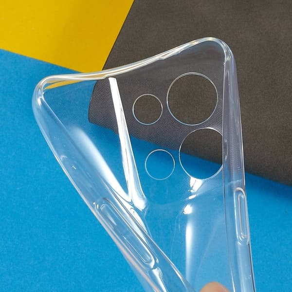 Ultrasmalt transparent fodral för Oppo Reno8 Transparent