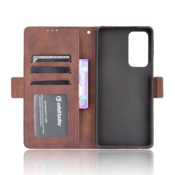 Moderni Nahkalaukku For Motorola Edge 20 - Ruskea Brown