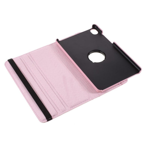 Lenovo Tab M8 360 roterbart læderetui - Lyserød Pink