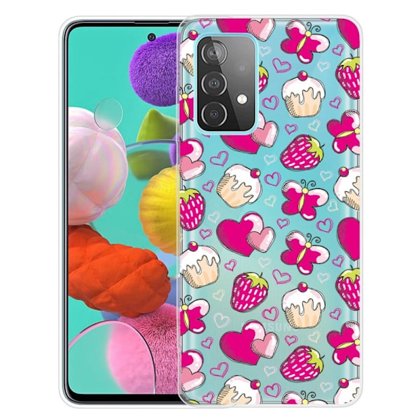 Deco Samsung Galaxy A23 deksel - Kake Pink