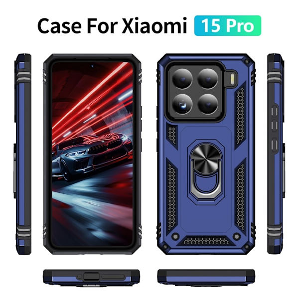 Bofink Combat Xiaomi 15 Pro cover - Blå Blue