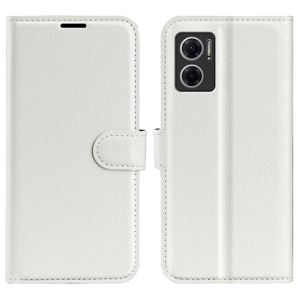 Classic Xiaomi Redmi Note 11E flip kuoret - Valkoinen White