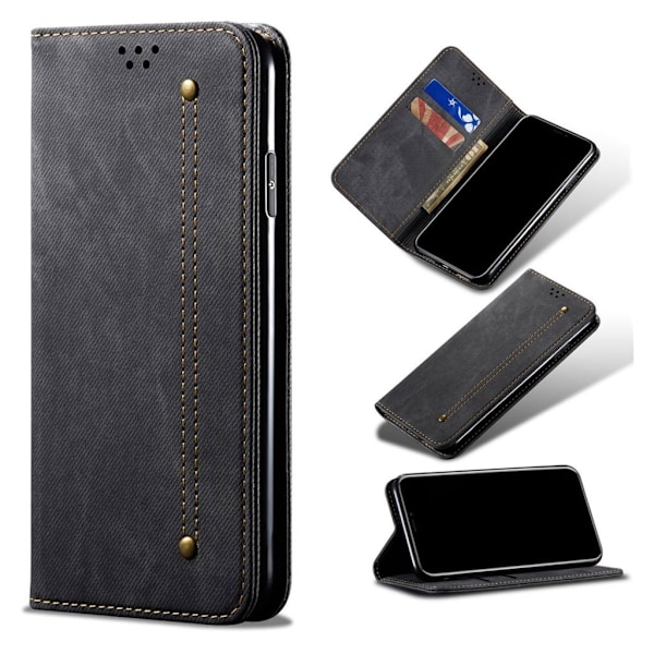 Jeans Xiaomi Redmi Note 8 Pro etui - Sort Black